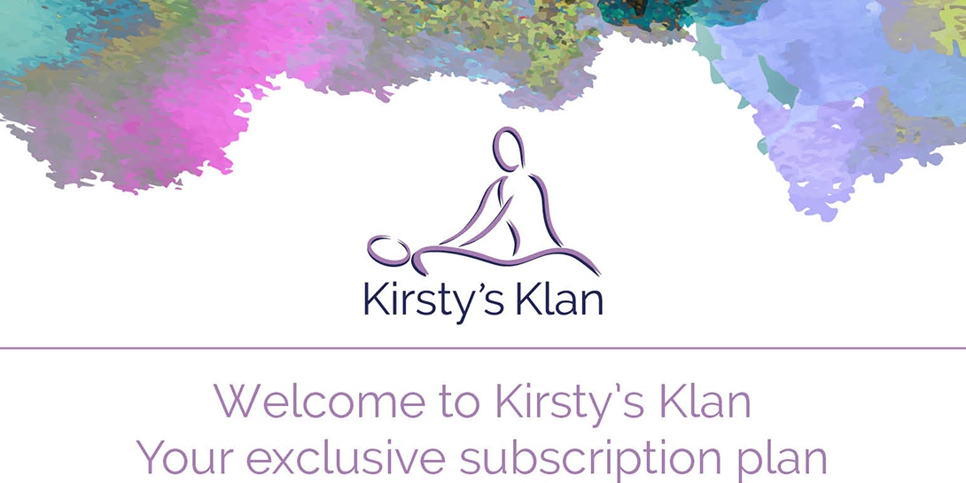 Welcome to Kirsty's Klan. Your exclusive subscription plan.