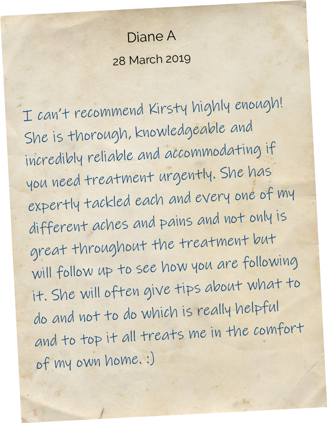 Archived testimonial