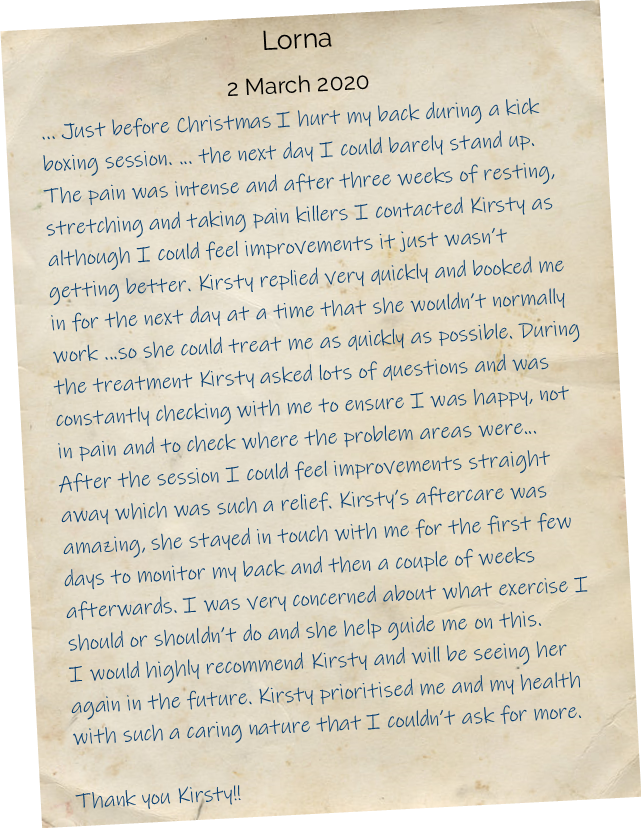 Archived testimonial