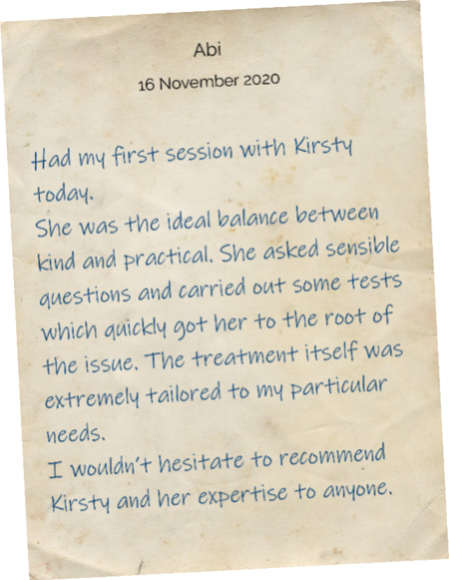 Archived testimonial